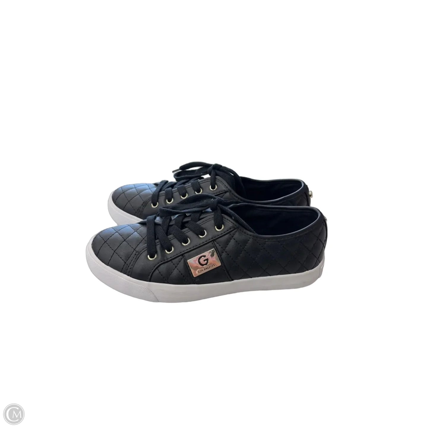 Shoes Sneakers By Guess In Black, Size: 7.5