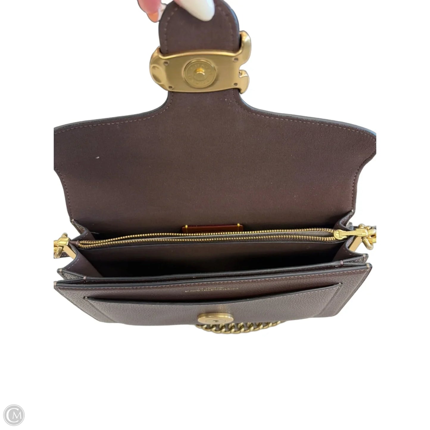 Crossbody Designer By Coach, Size: Medium