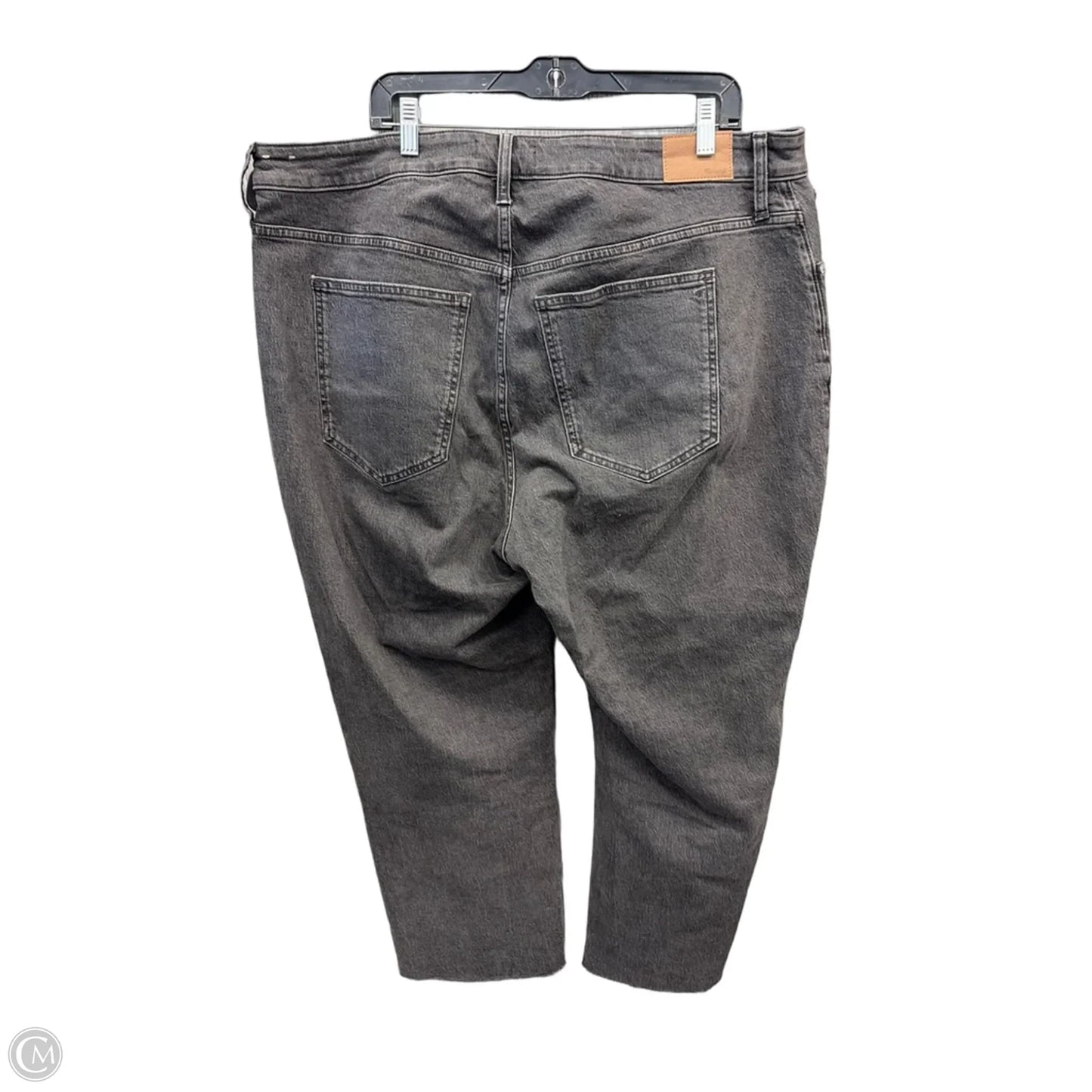 Jeans Straight By Madewell In Black Denim, Size: 20
