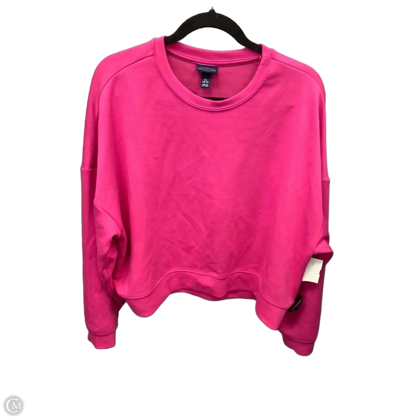 Sweatshirt Crewneck By Scoop In Pink, Size: Xl