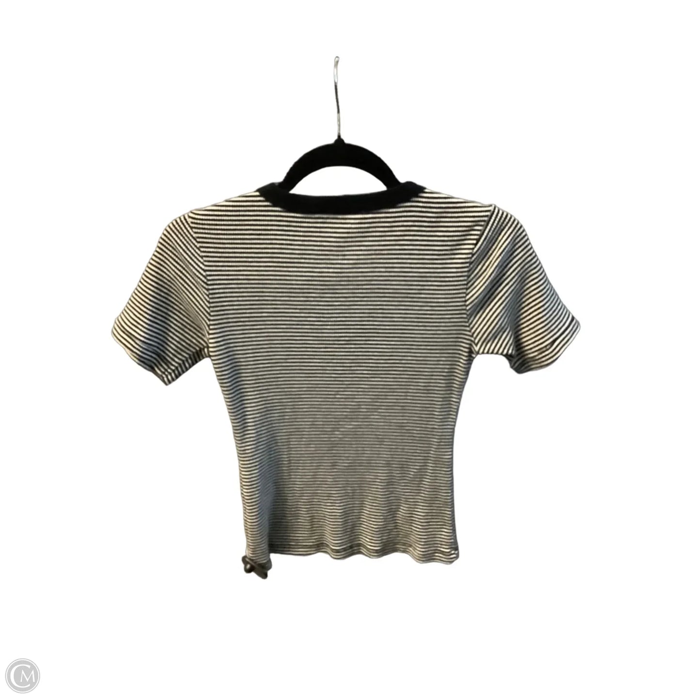 Top Short Sleeve By Truth In Striped Pattern, Size: S