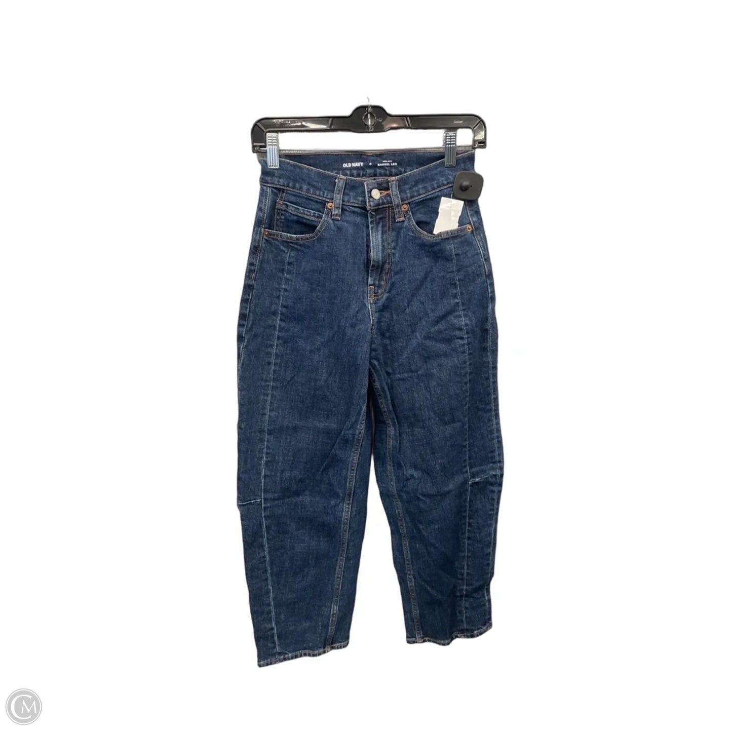 Jeans Wide Leg By Old Navy In Blue Denim, Size: 0