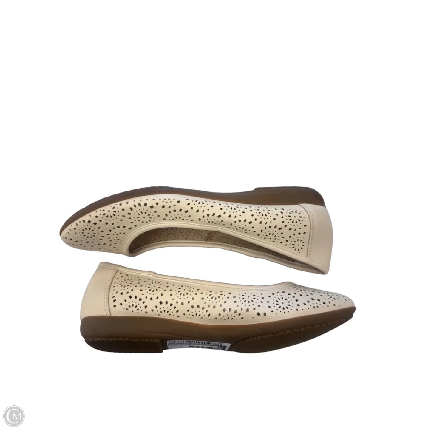 Shoes Flats By Croft And Barrow In Cream, Size: 7.5