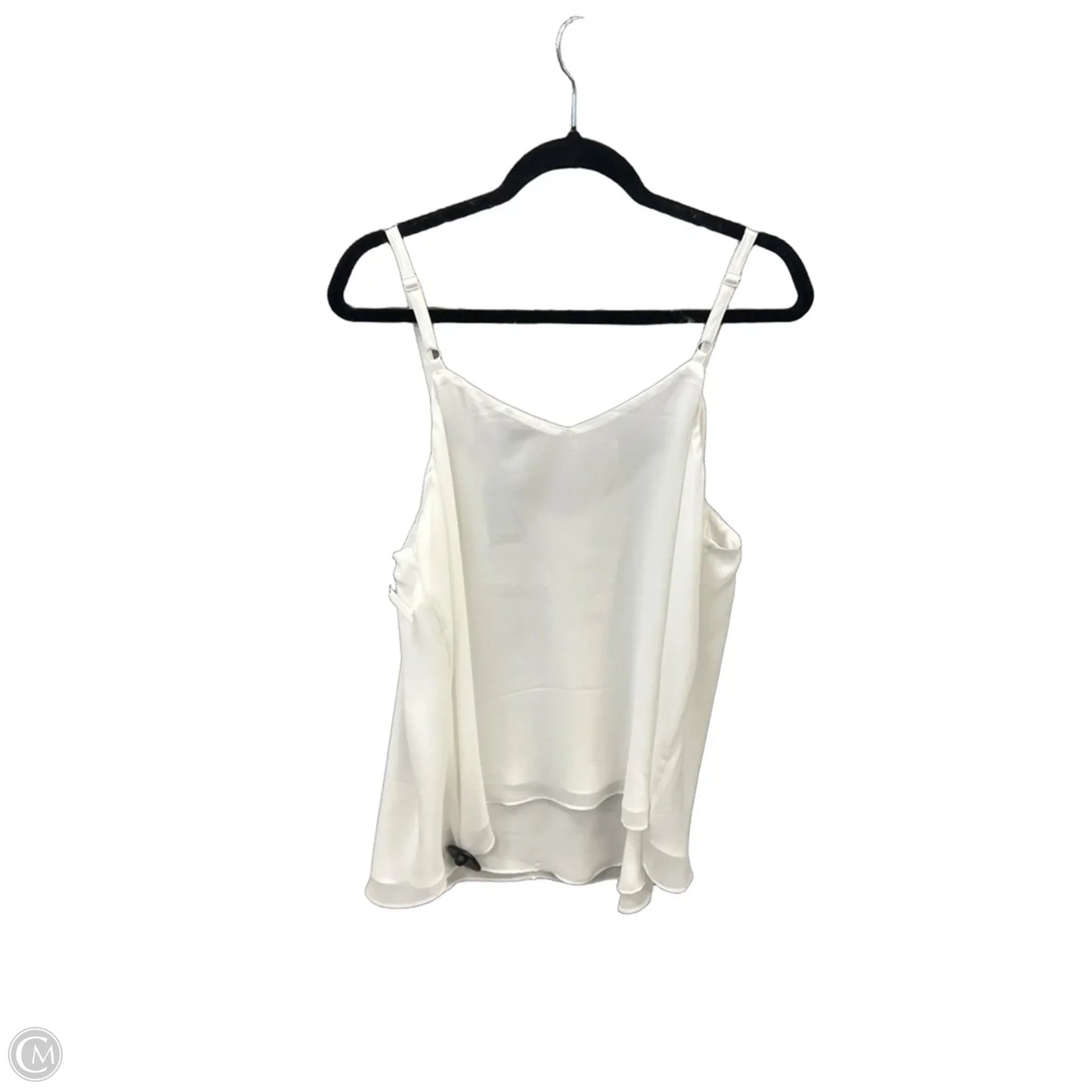 Top Sleeveless By Torrid In White, Size: 1x