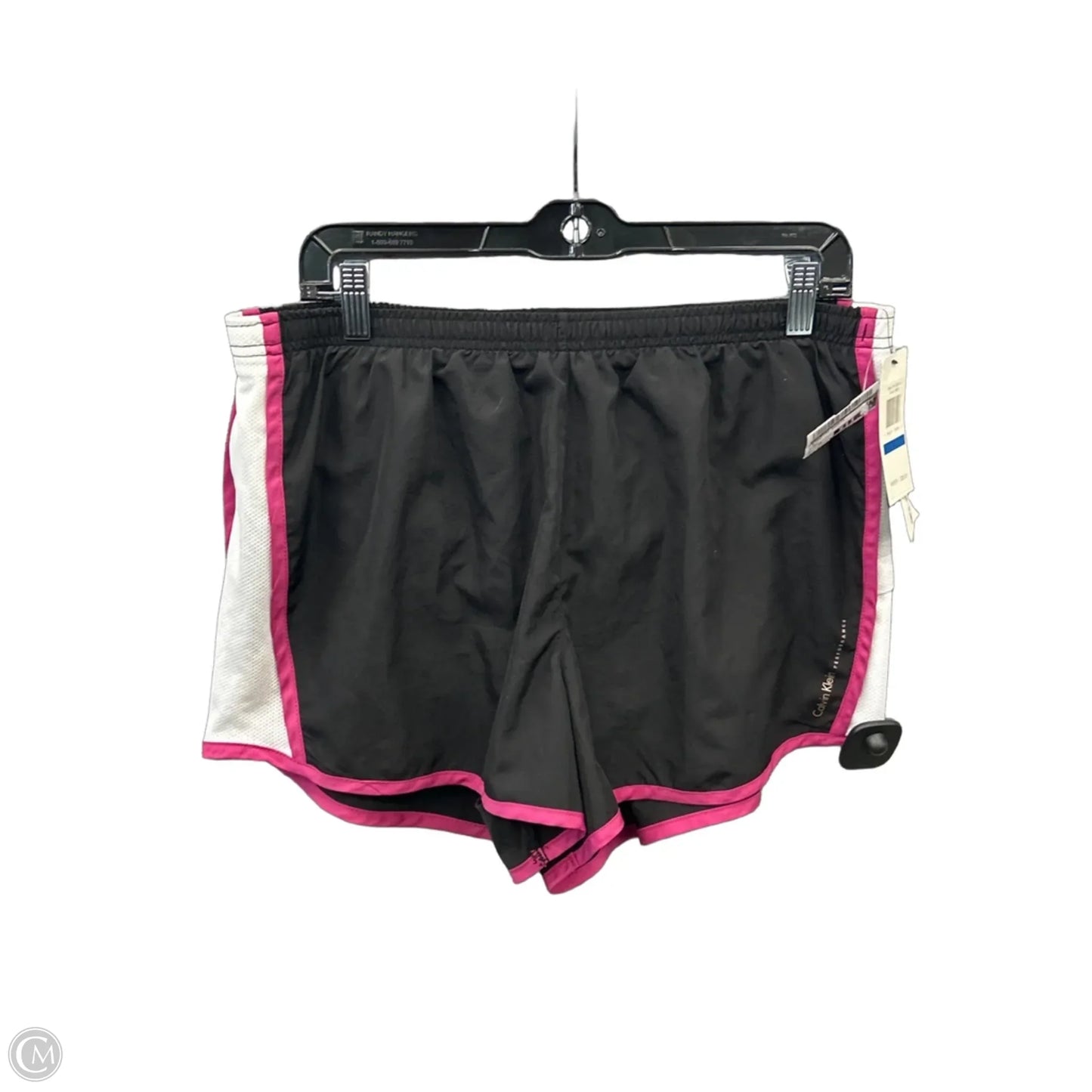 Athletic Shorts By Calvin Klein In Black, Size: Xl