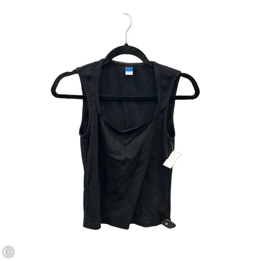 Top Sleeveless By Old Navy In Black, Size: S