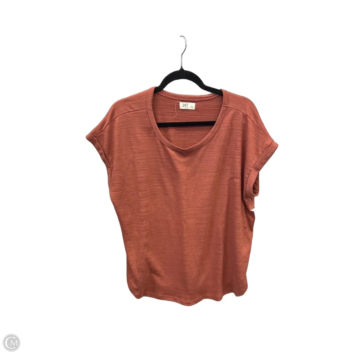 Top Short Sleeve By Maurices In Orange, Size: L