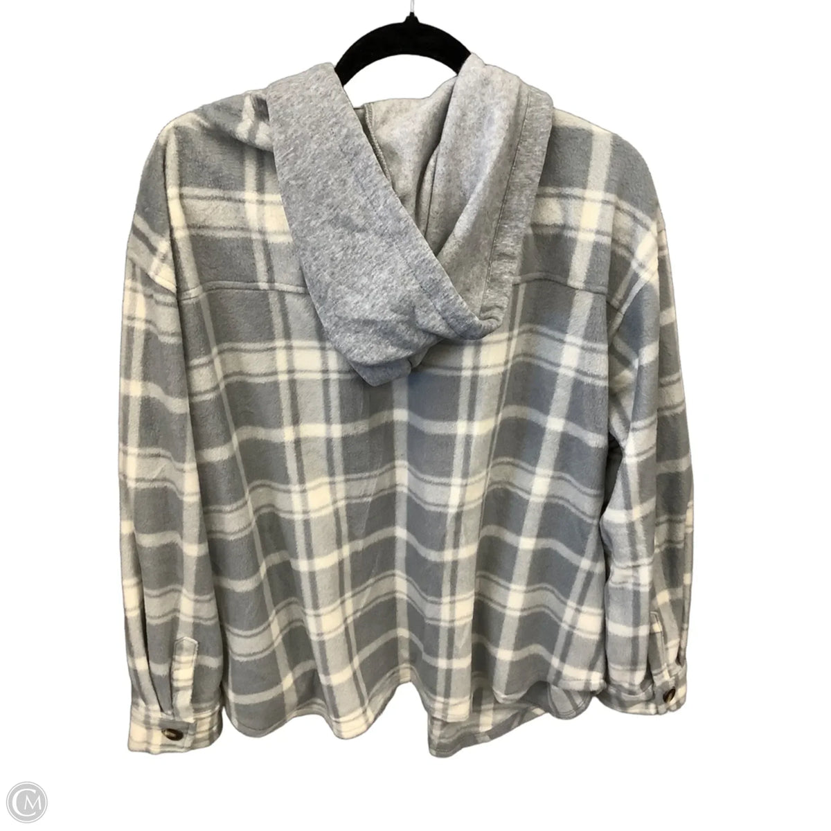 Jacket Shirt By Active Usa In Plaid Pattern, Size: 2x