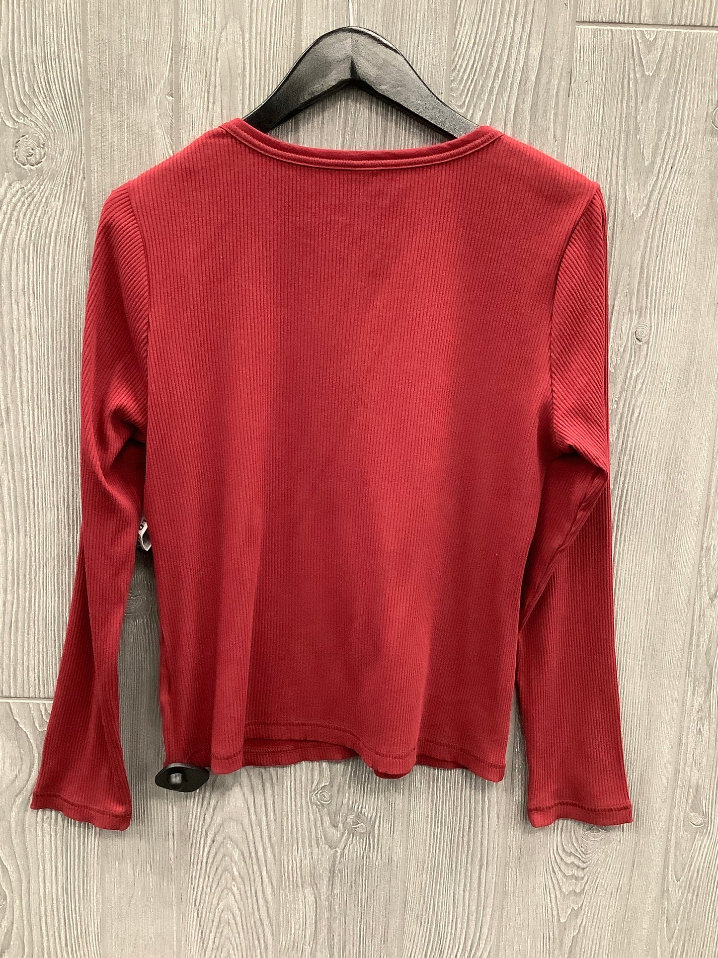Top Long Sleeve By Old Navy In Red, Size: L
