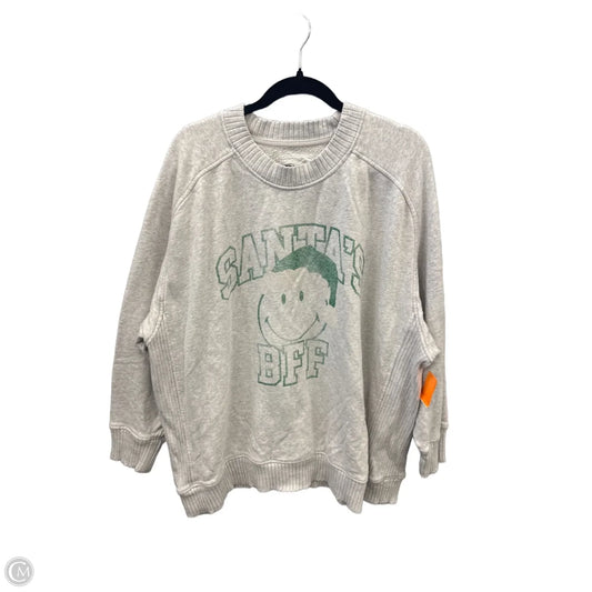 Sweatshirt Collar By Aerie In Grey, Size: Xl