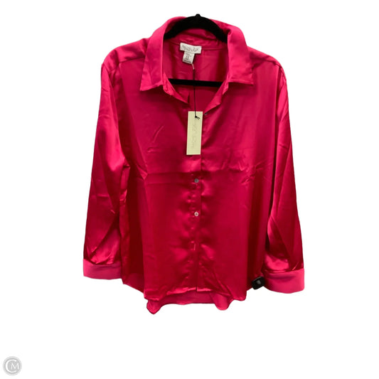Top Long Sleeve By Rachel Zoe In Pink, Size: Xl