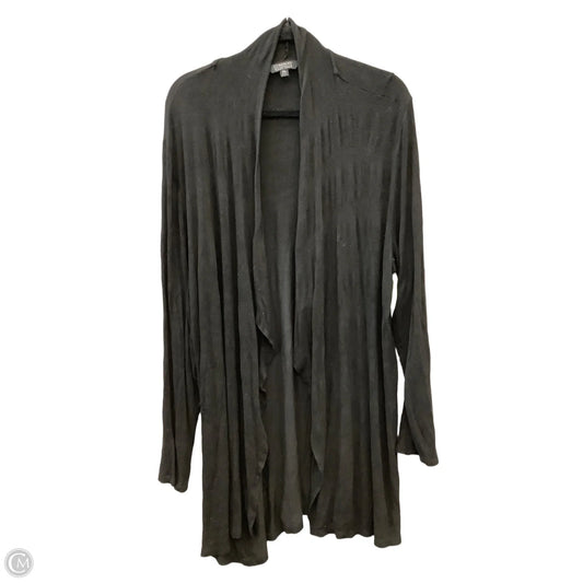 Cardigan By Ellen Tracy In Black, Size: Xxl