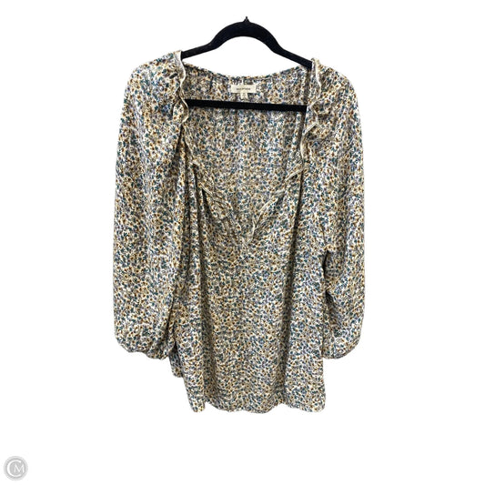 Top Long Sleeve By Max Studio In Floral Print, Size: 2x