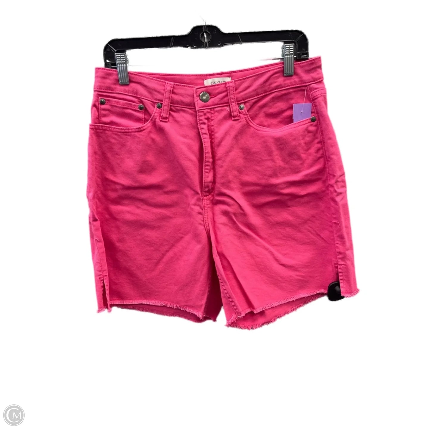 Shorts By Clothes Mentor In Pink Denim, Size: 12