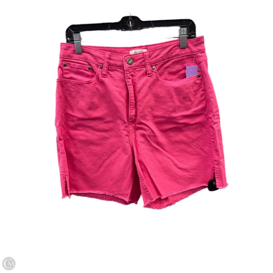Shorts By Clothes Mentor In Pink Denim, Size: 12