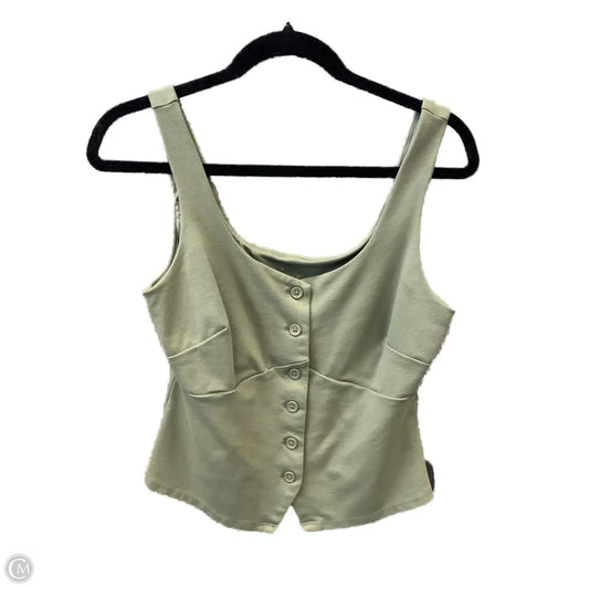 Top Sleeveless By A New Day In Green, Size: S