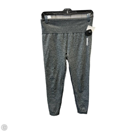Athletic Leggings By Gym Shark In Grey, Size: L