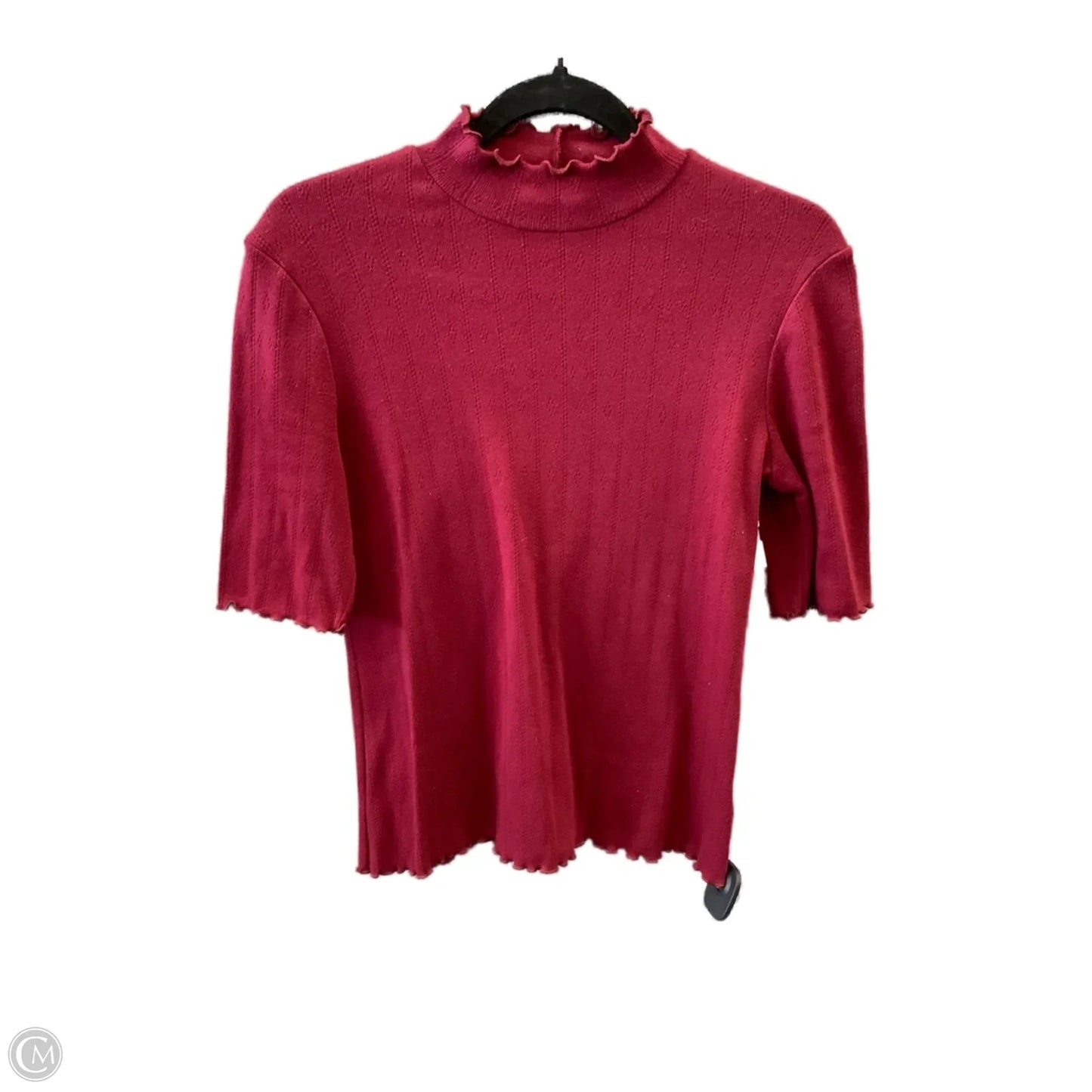 Top Short Sleeve By Gap In Red, Size: M