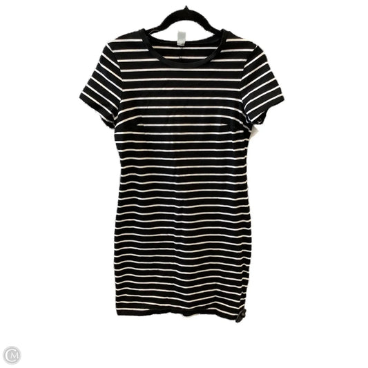 Dress Casual Midi By Old Navy In Striped Pattern, Size: M
