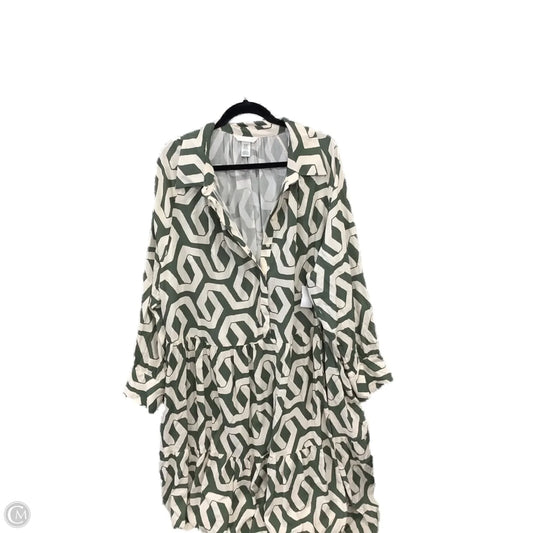 Dress Casual Maxi By H&m In Green, Size: Xxl