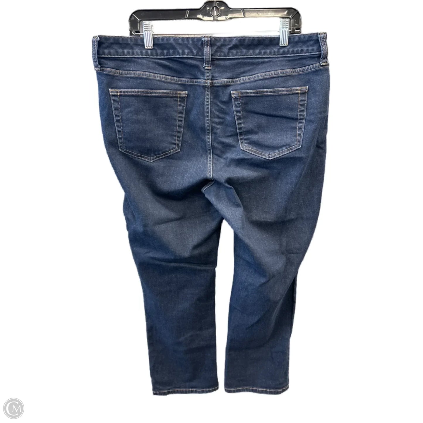 Jeans Straight By St Johns Bay In Blue Denim, Size: 16