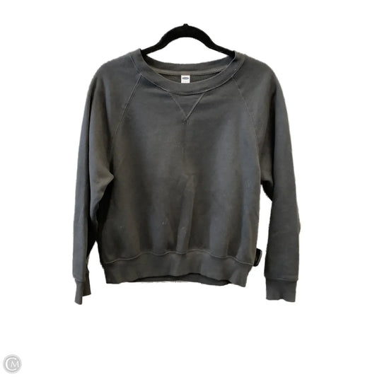 Sweatshirt Crewneck By Old Navy In Grey, Size: S
