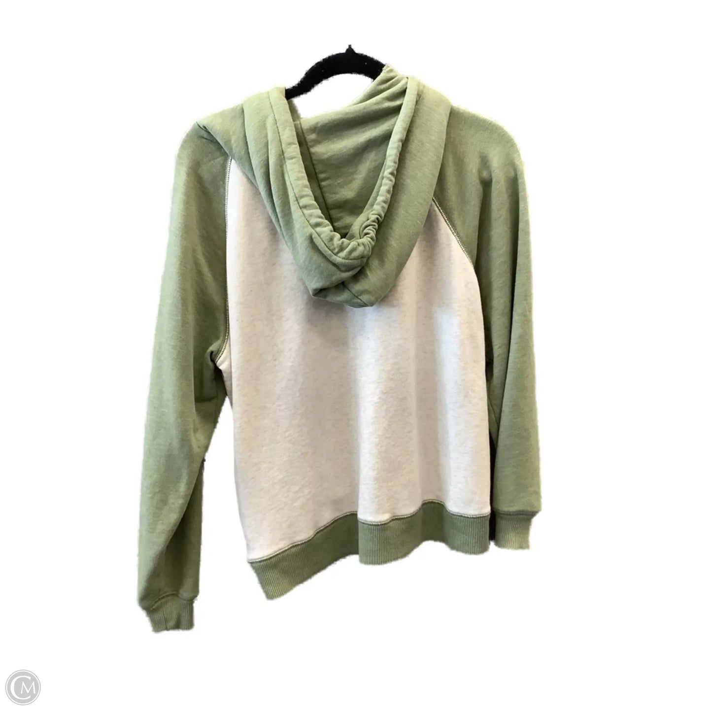 Sweatshirt Hoodie By American Eagle In Cream, Size: S