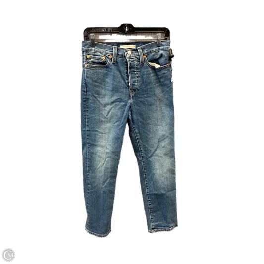 Jeans Straight By Levis In Blue Denim, Size: 6