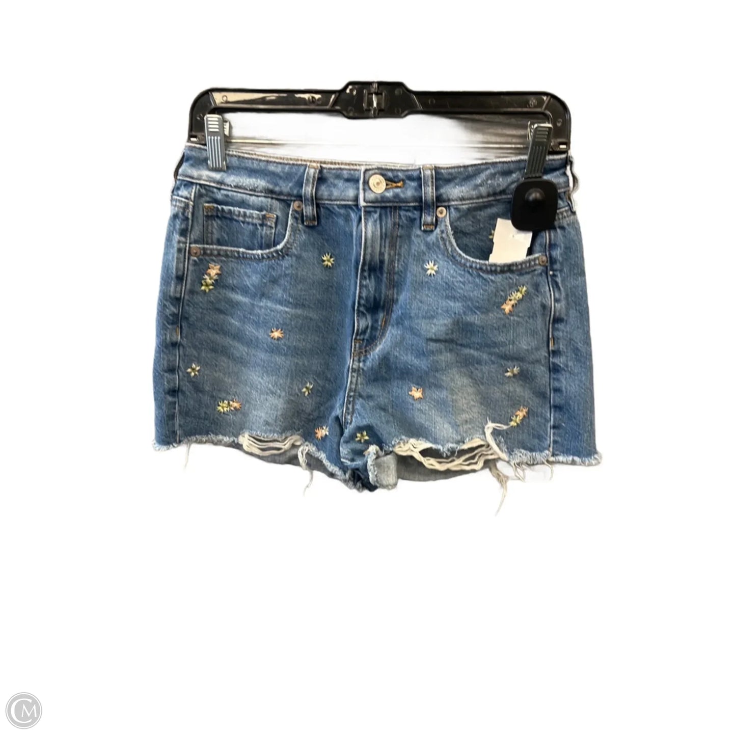 Shorts By American Eagle In Blue Denim, Size: 4
