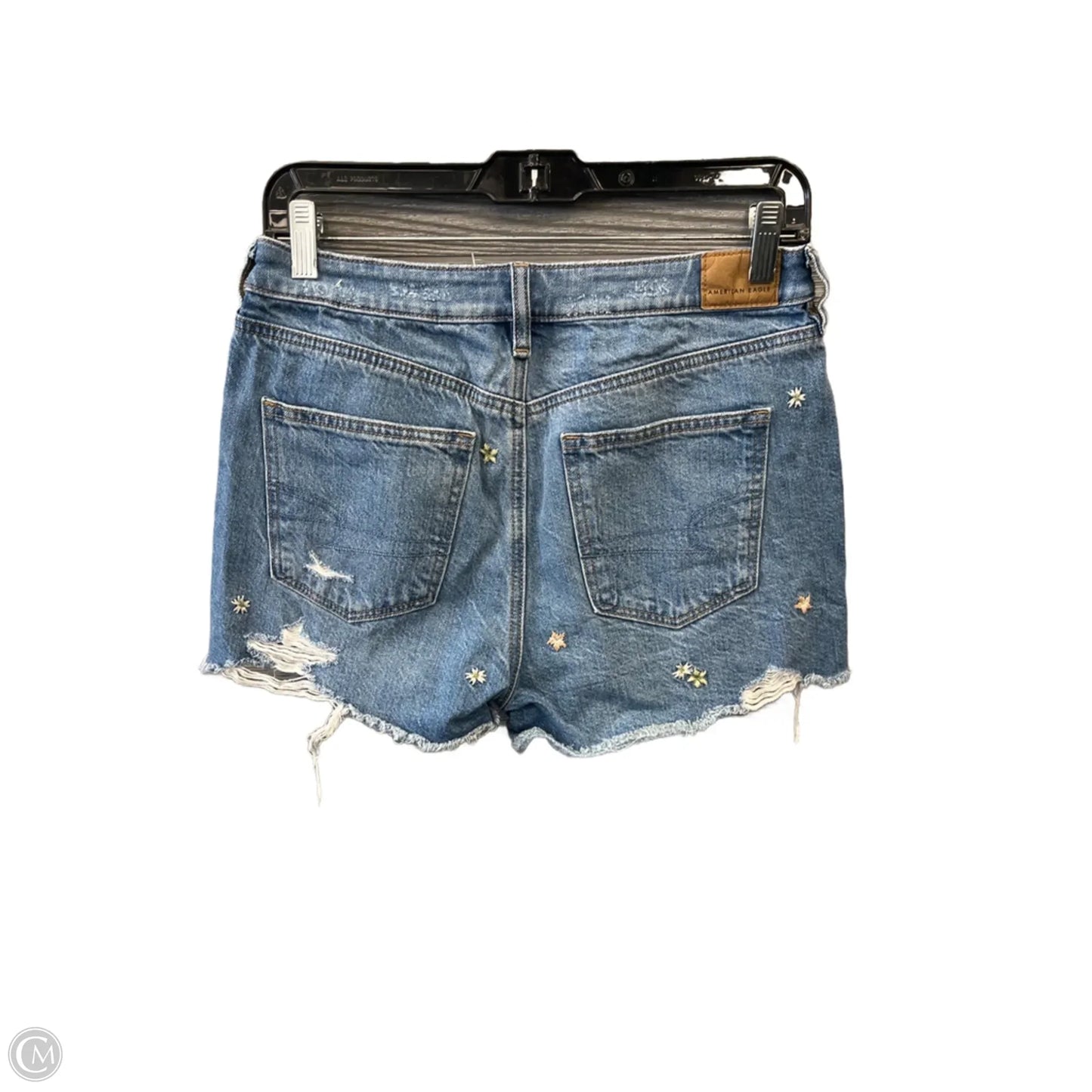 Shorts By American Eagle In Blue Denim, Size: 4