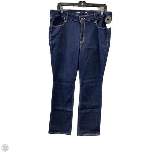 Jeans Boot Cut By Old Navy In Blue Denim, Size: 14