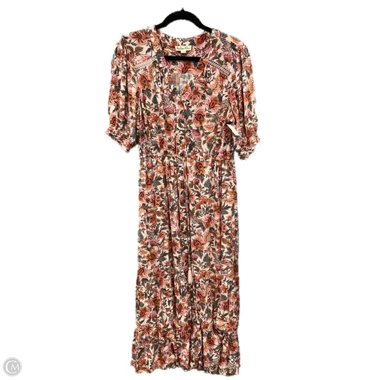 Dress Casual Maxi By Clothes Mentor In Floral Print, Size: M