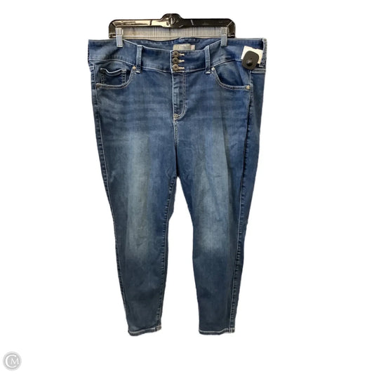 Jeans Skinny By Torrid In Blue Denim, Size: 20