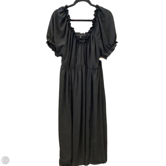 Dress Casual Maxi By Clothes Mentor In Black, Size: 2x
