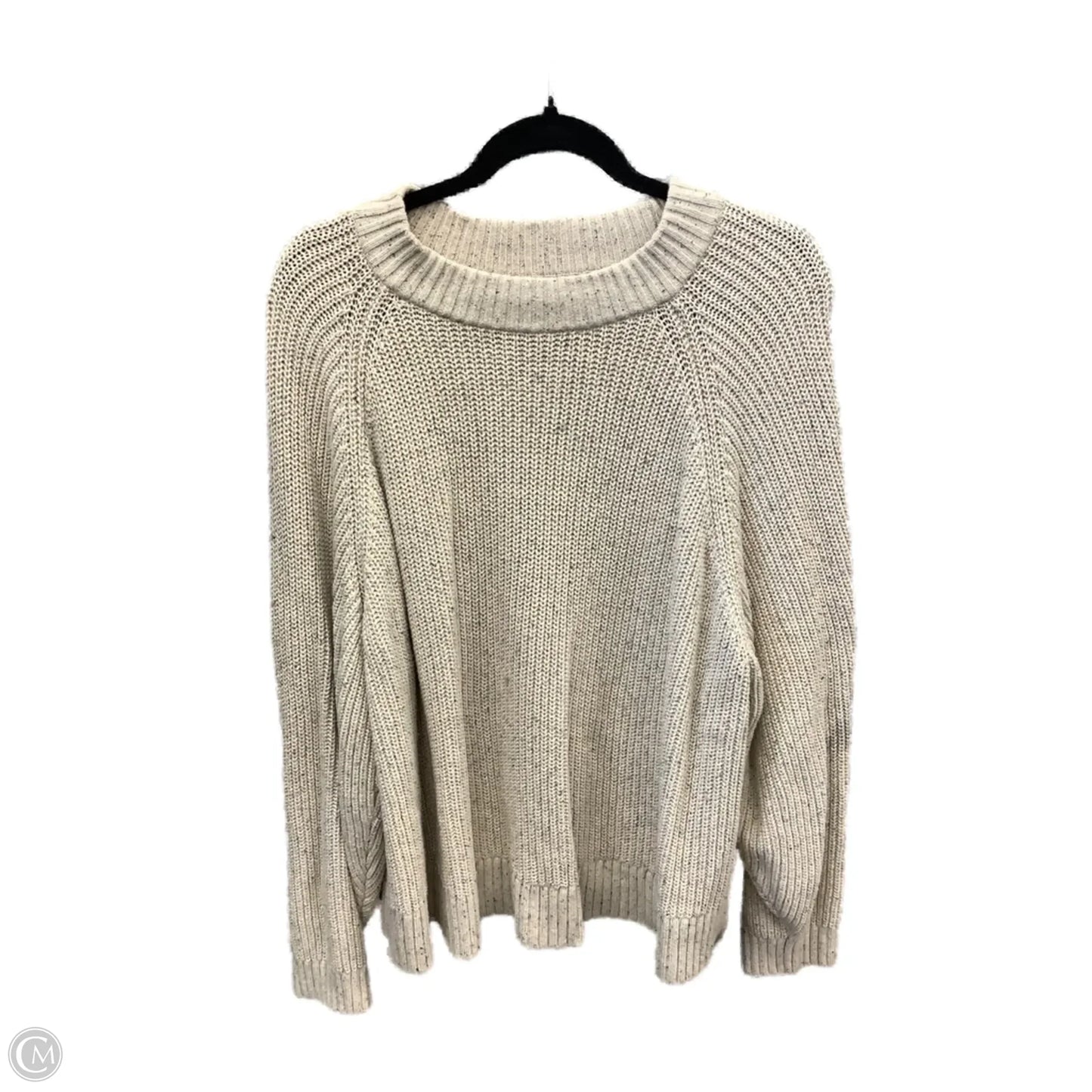 Sweater By Old Navy In Cream, Size: Xxl