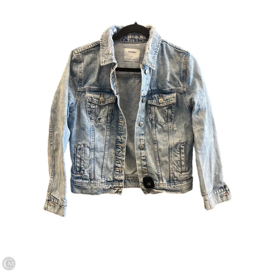 Jacket Denim By Old Navy In Blue Denim, Size: S