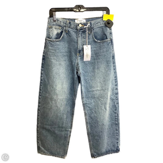 Jeans Straight By Just Black In Blue Denim, Size: 2