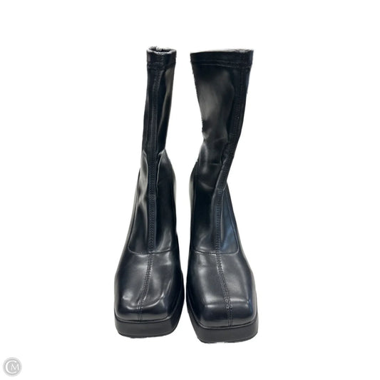 Boots Ankle Heels By Cmf In Black, Size: 9.5