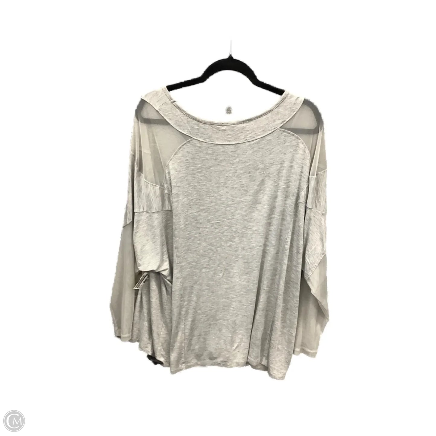Top Long Sleeve By Lane Bryant In Grey, Size: 3x