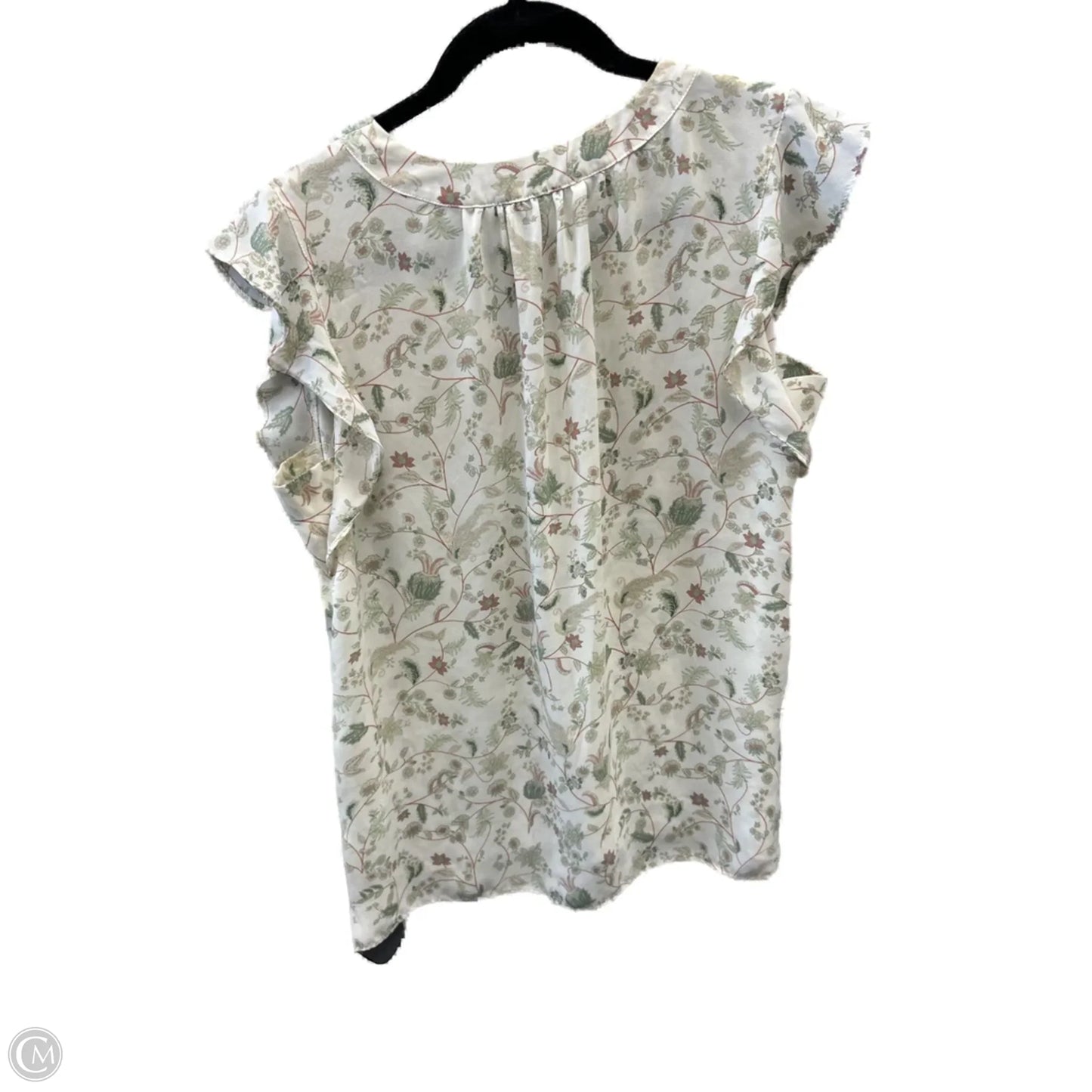 Top Sleeveless By Rose And Olive In Floral Print, Size: M