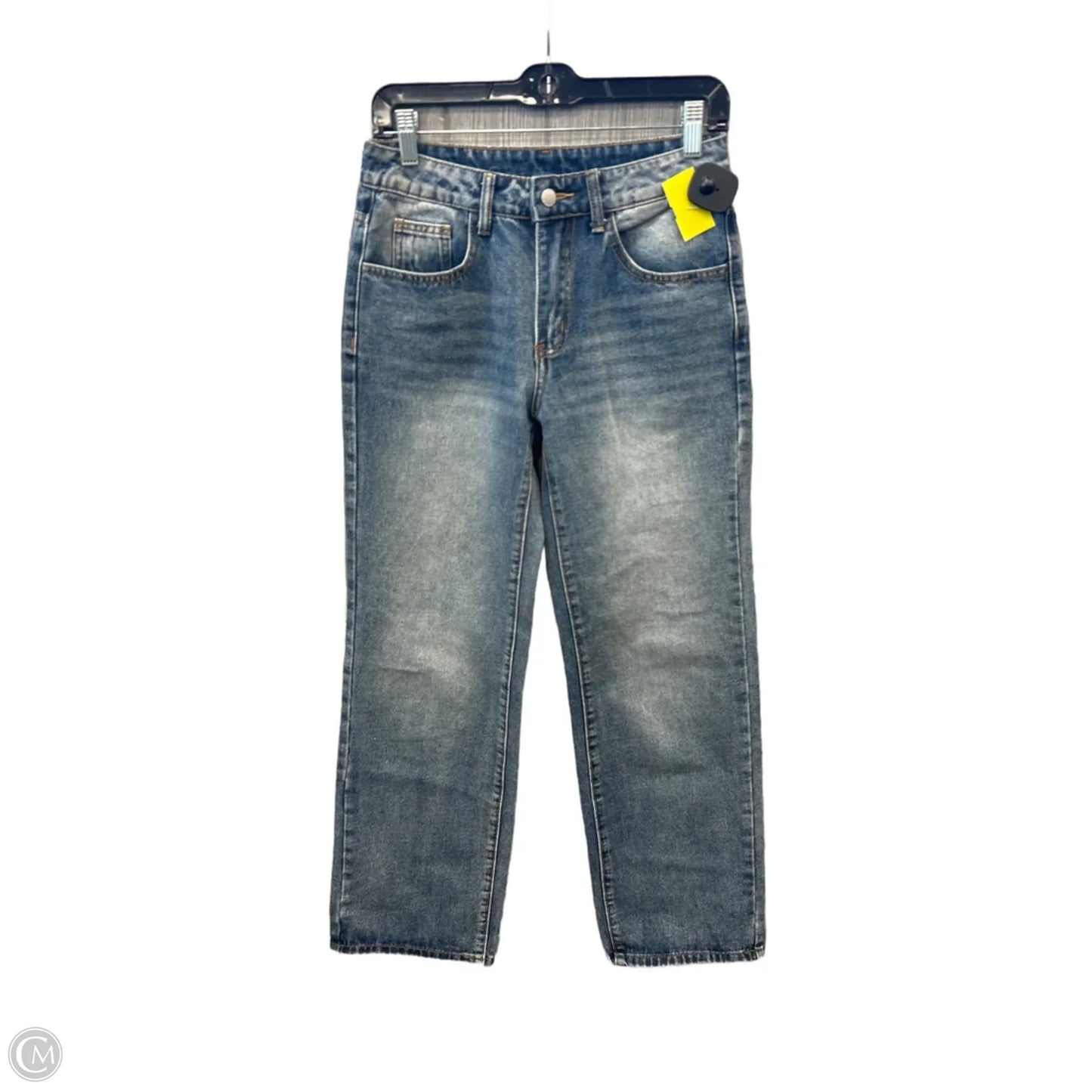 Jeans Straight By Shein In Blue Denim, Size: 2
