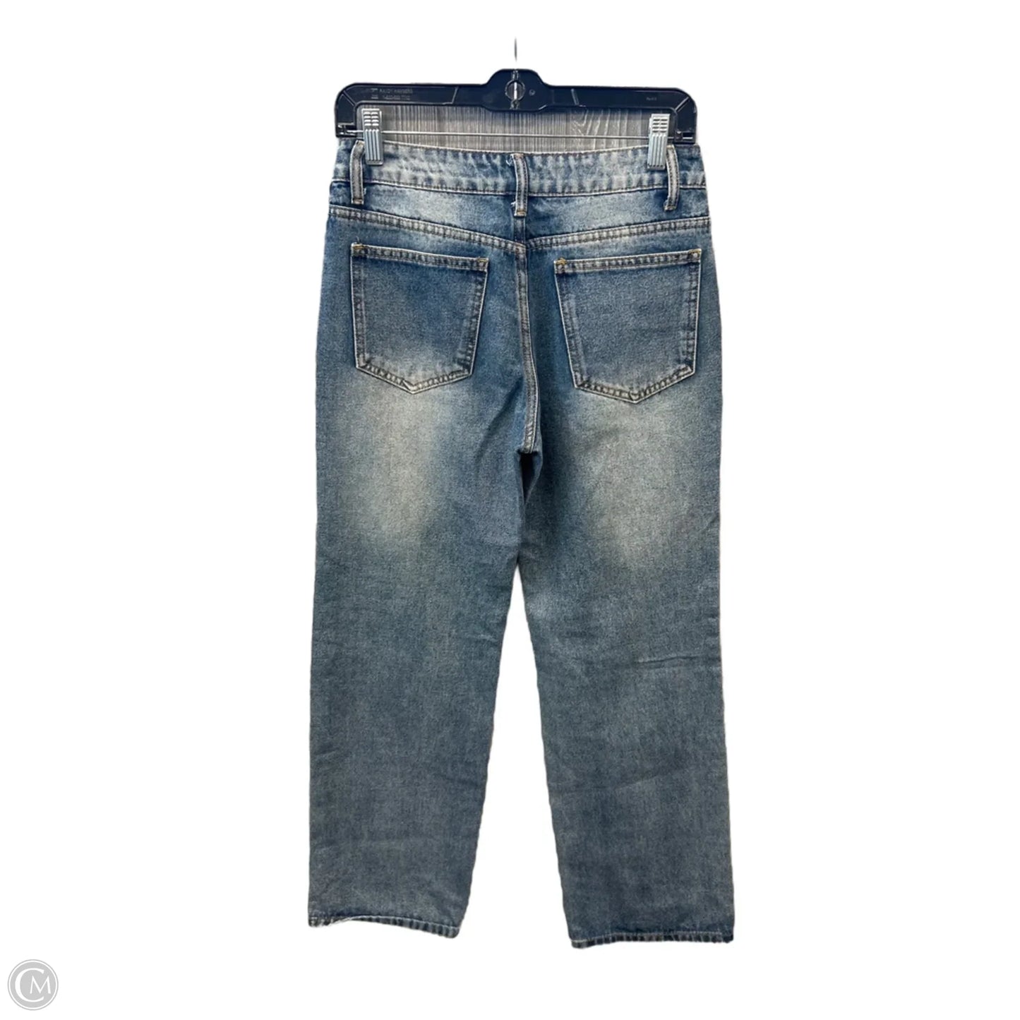 Jeans Straight By Shein In Blue Denim, Size: 2