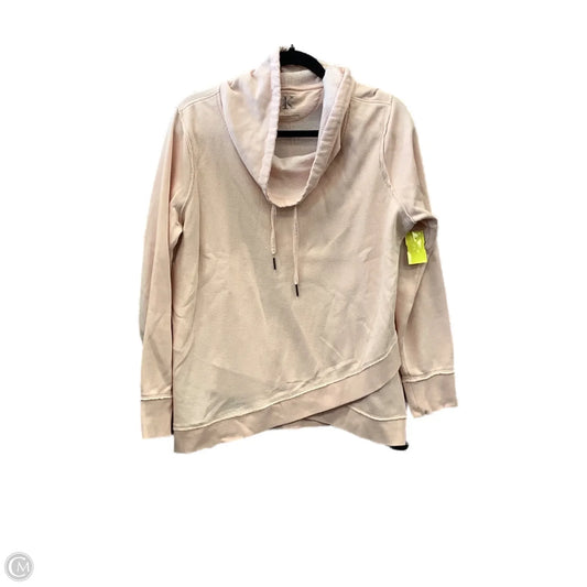 Sweatshirt Collar By Calvin Klein In Pink, Size: L