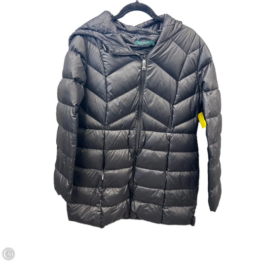 Coat Puffer & Quilted By Ralph Lauren In Black, Size: L