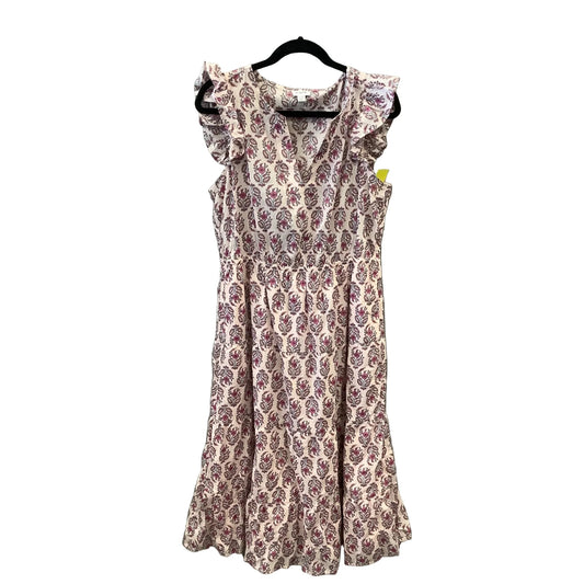 Dress Casual Maxi By J. Crew In Pink, Size: L