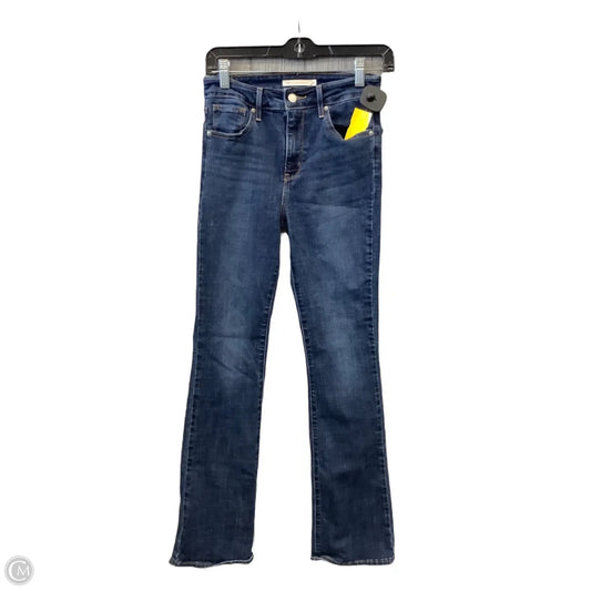 Jeans Boot Cut By Levis In Blue Denim, Size: 2