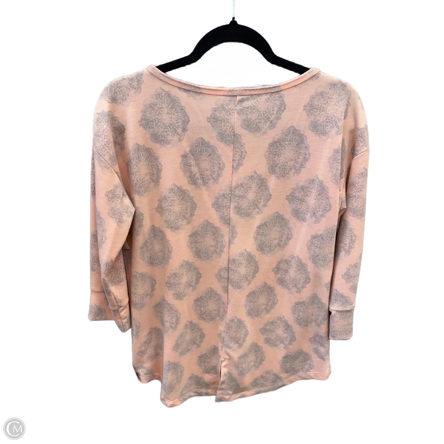 Top Long Sleeve By St Johns Bay In Pink, Size: M