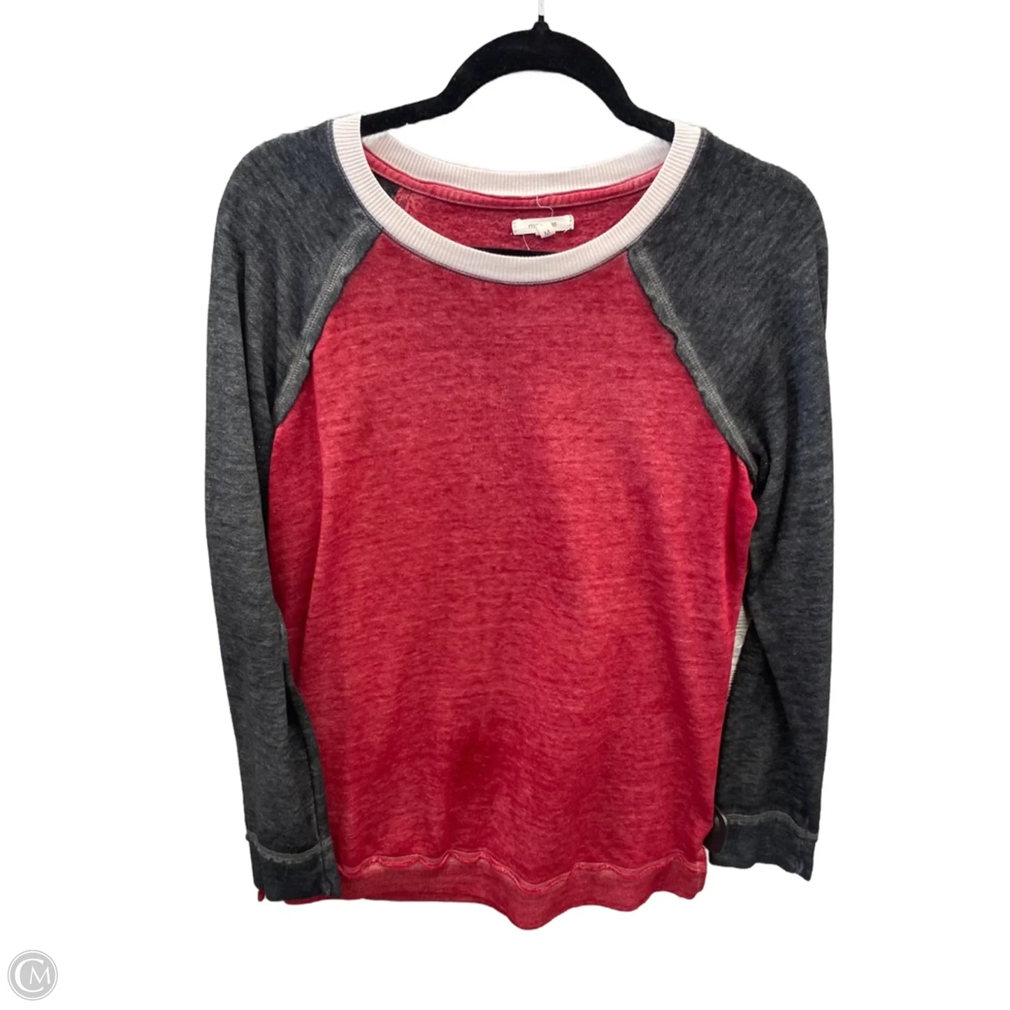 Top Long Sleeve By Maurices In Red, Size: M