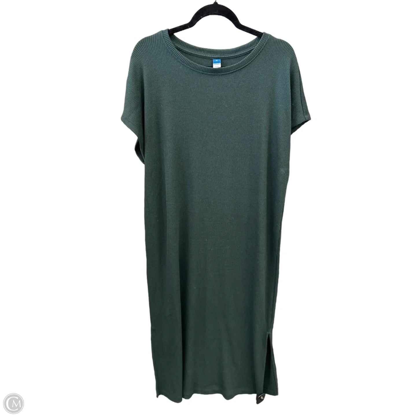 Dress Casual Midi By Old Navy In Green, Size: Xl