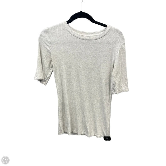 Top Short Sleeve By Nine West In Grey, Size: S